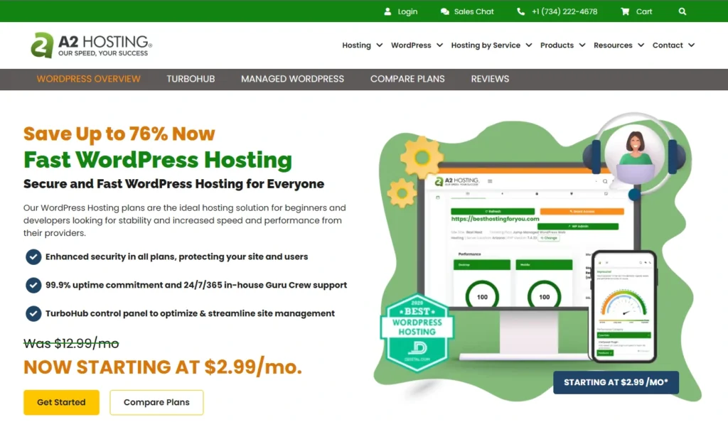 A2 Hosting - Secure and Fast WordPress Hosting for Everyone