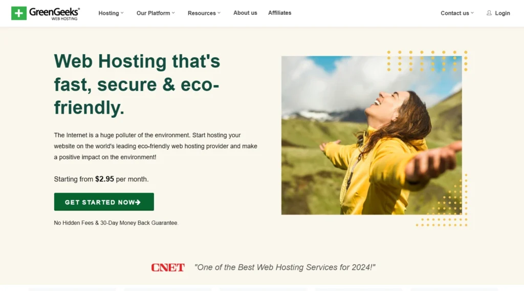 GreenGeeks- Web Hosting that's fast, secure & eco-friendly.