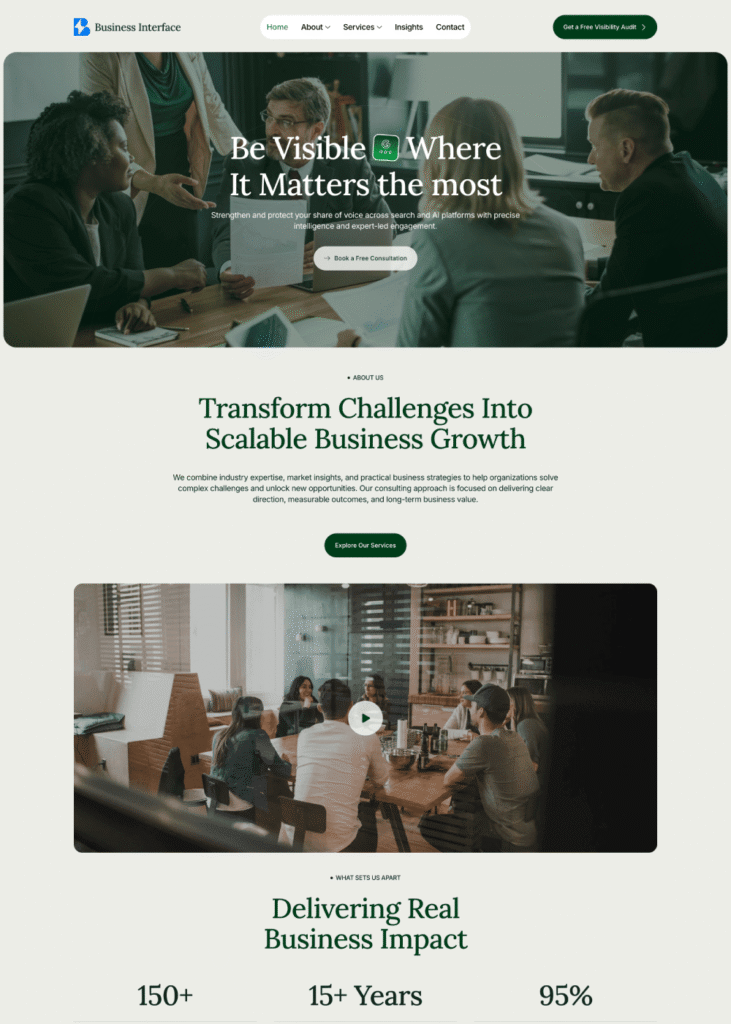 Business Interface