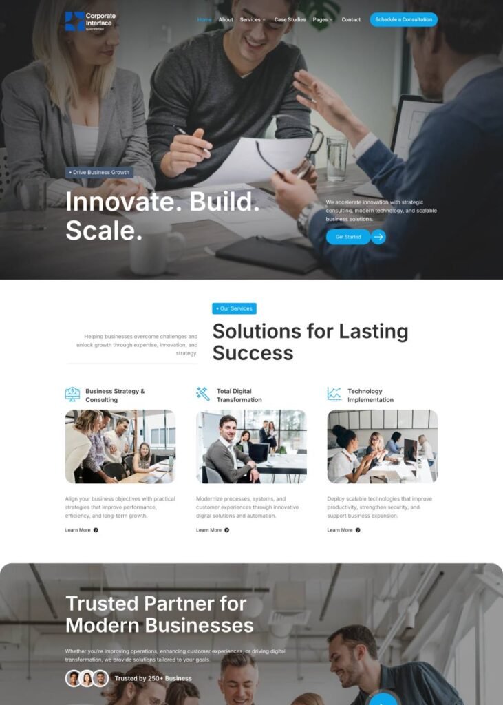 Corporate Interface