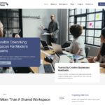 Coworking Interface Pro coworking space wordpress theme demo screenshot